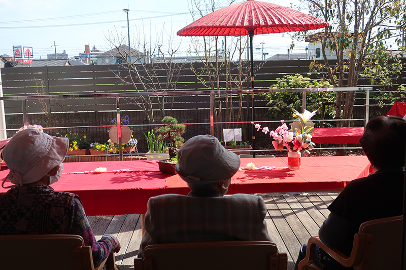 お花見（医療デイケアなないろの森）