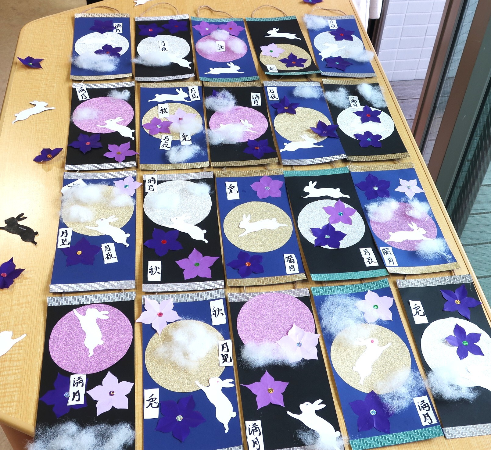 秋の創作作品ミニ掛け軸