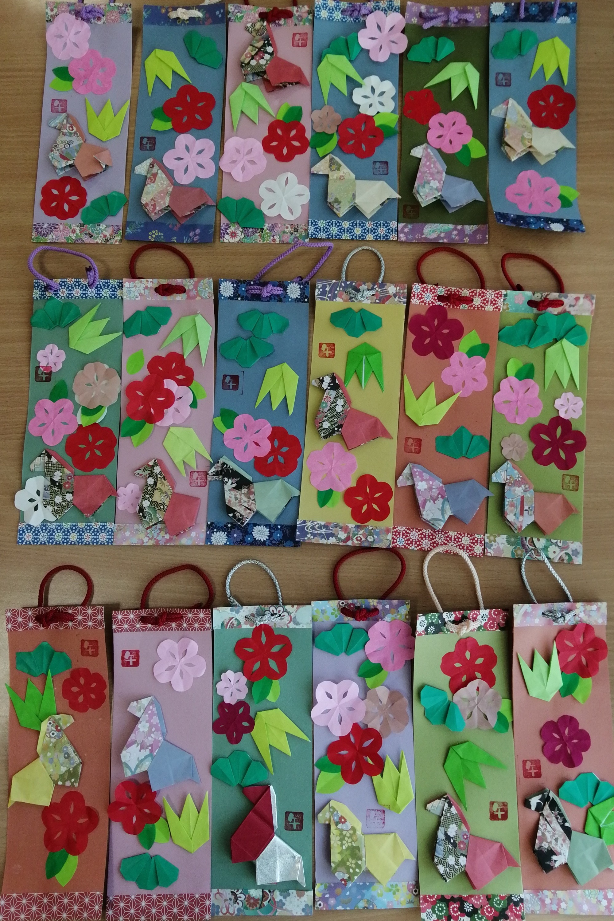 秋の創作作品ミニ掛け軸