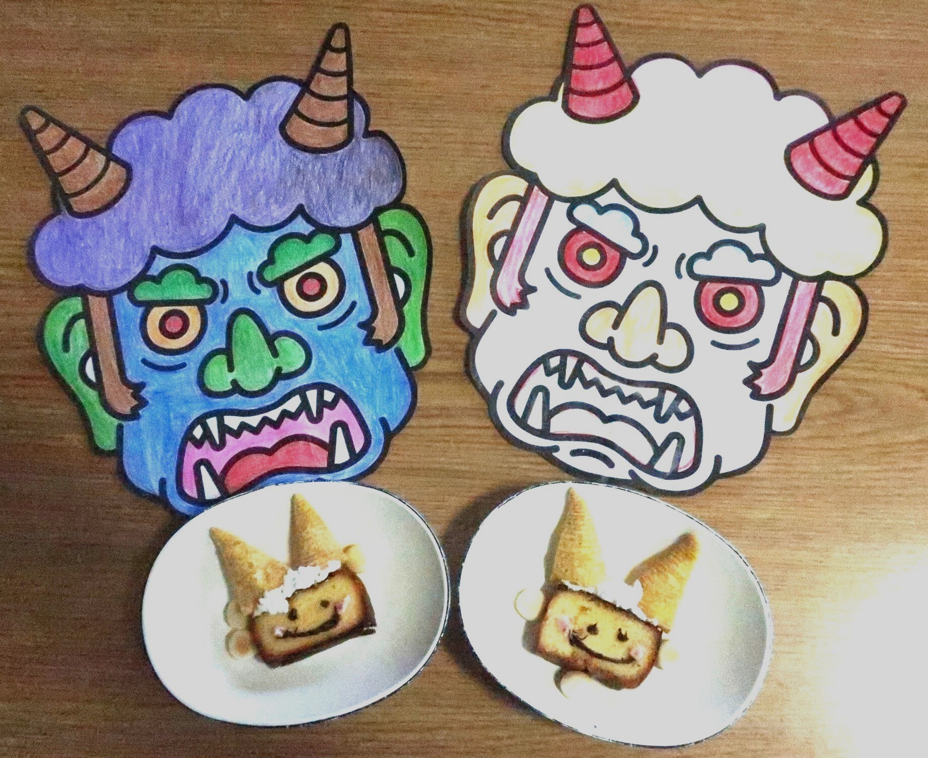 秋の創作作品ミニ掛け軸